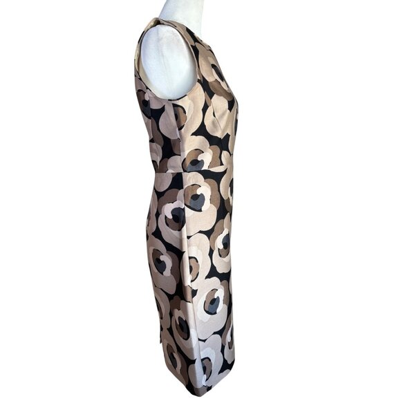 Kate Spade‎ New York Sleeveless Floral Sheath Dress Size 4 Cotton Silk Blend - Picture 6 of 8